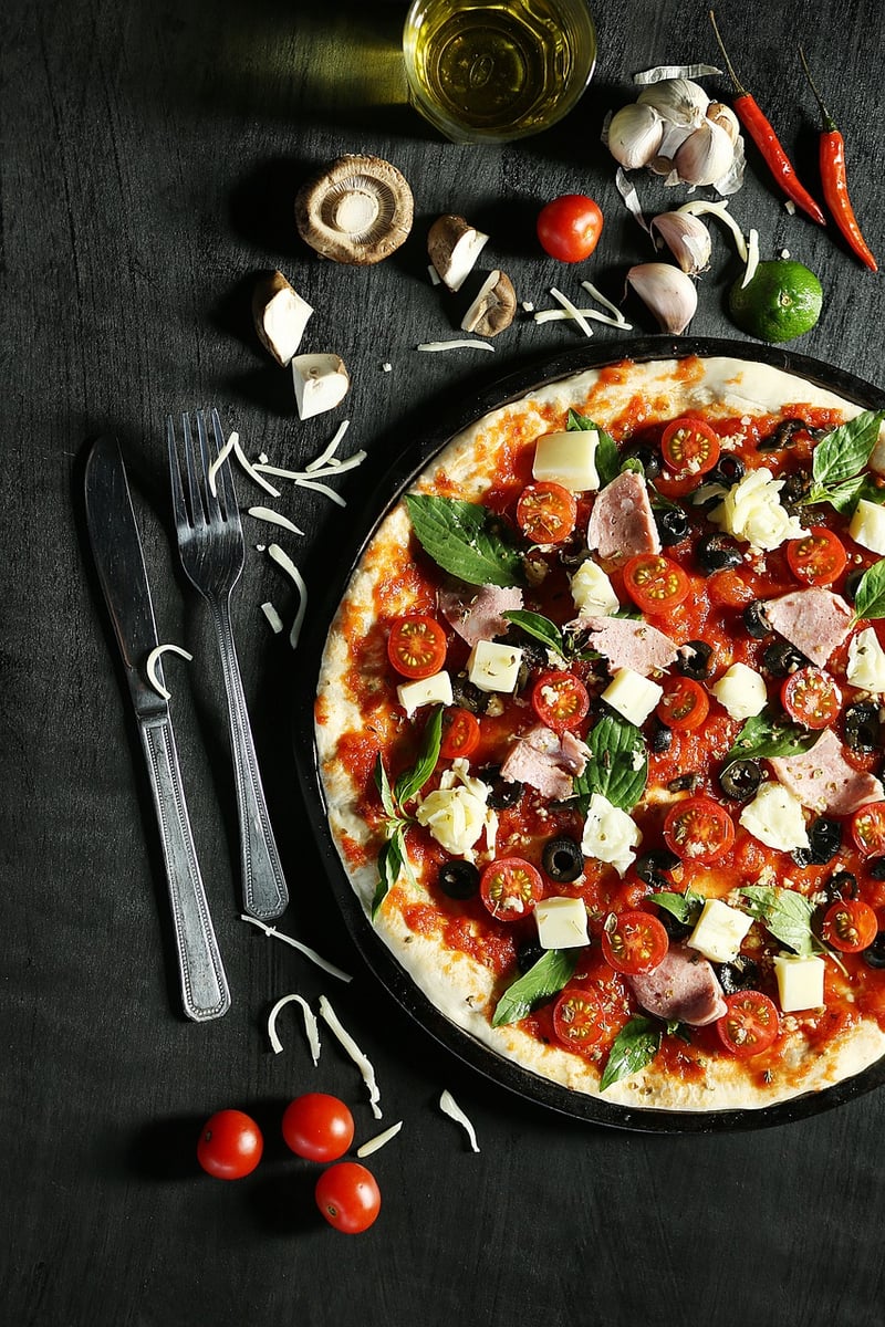 Mediterranean Hummus Pizza